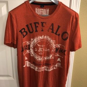 Mens Small Buffalo David Bitton Rusty short sleeve